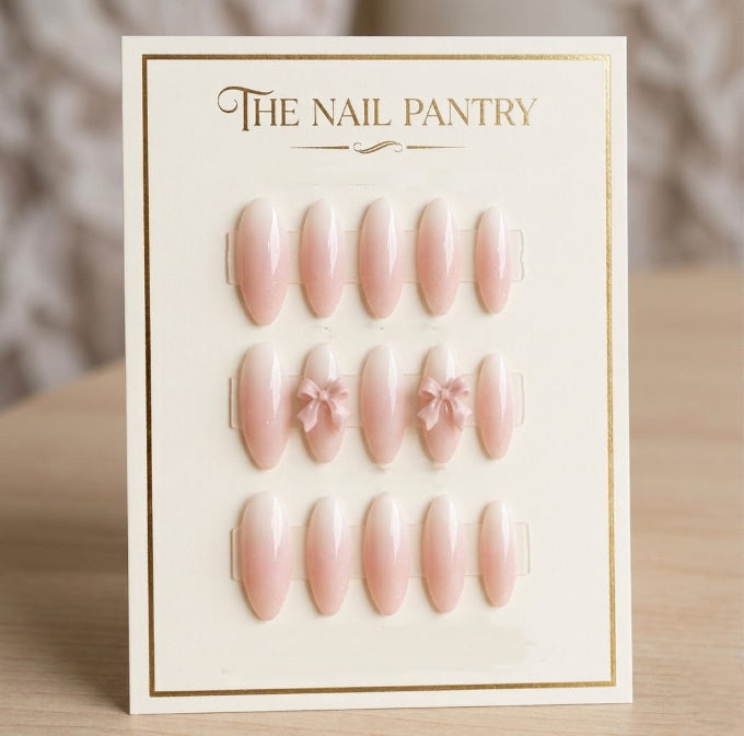 Ivory Elegance Nails (24Pcs)  (Without Box)
