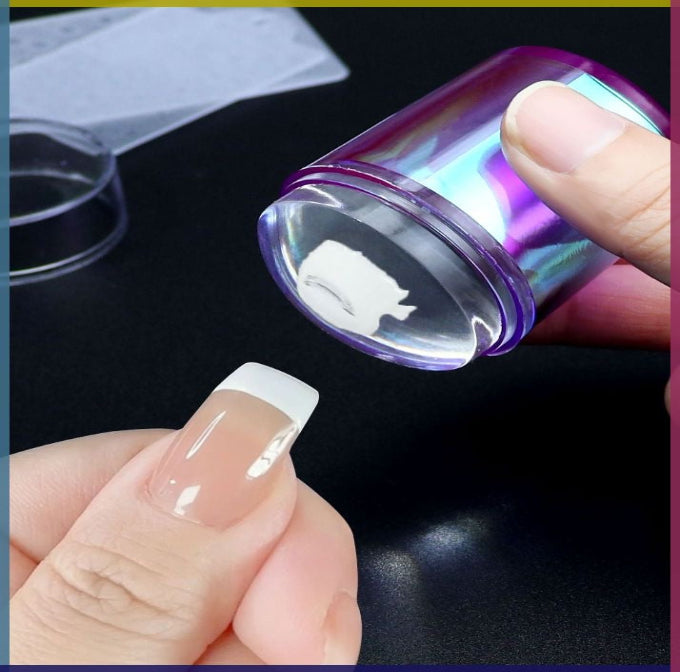 Silicon French Tip Nail Stamper